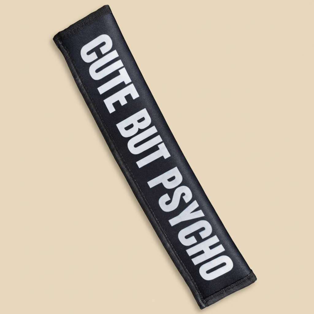 Black / White text - beige