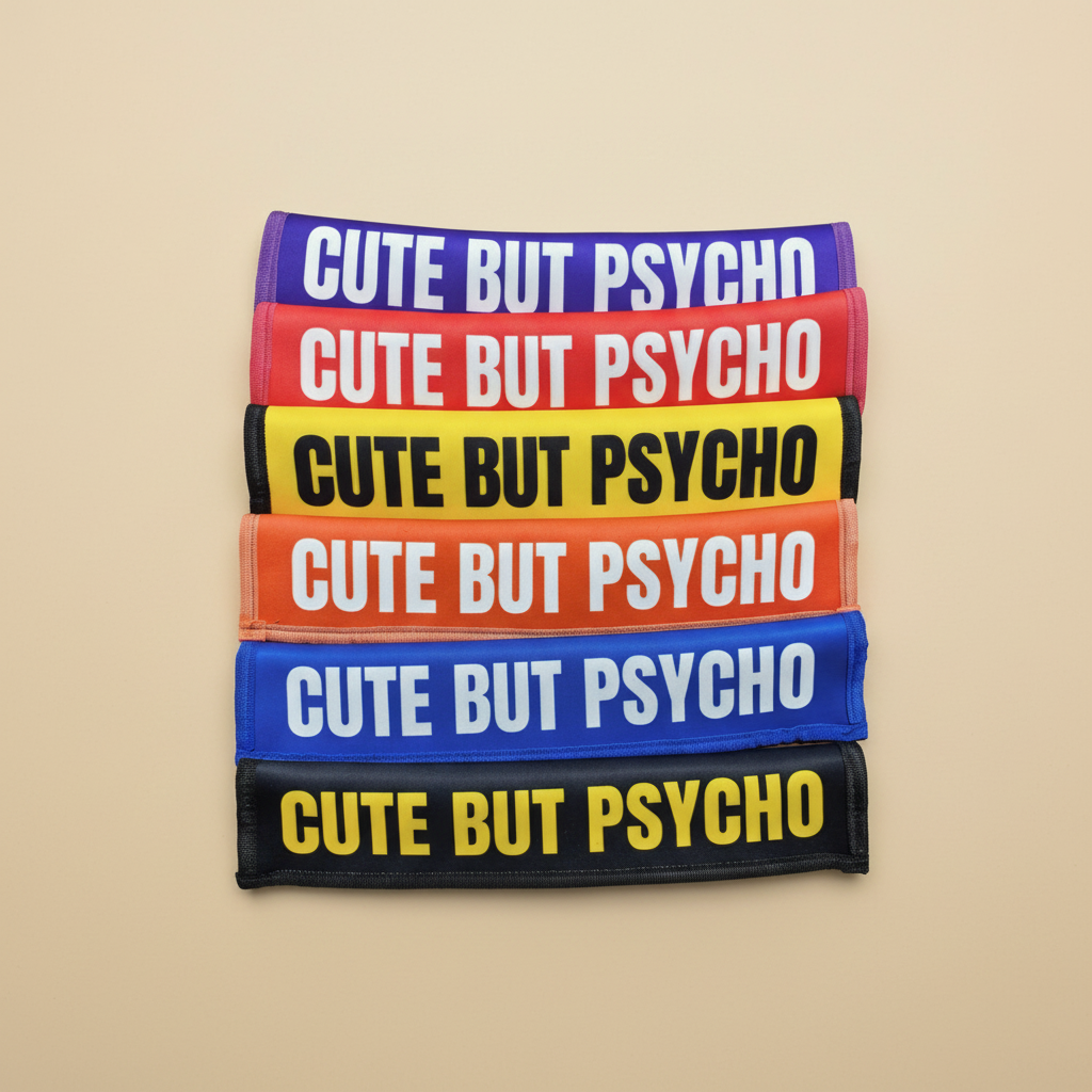 CUTE BUT PSYCHO - stacked shot