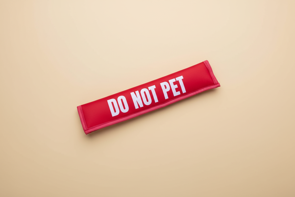 DO NOT PET Leash Sleeve - Clean Beige Background